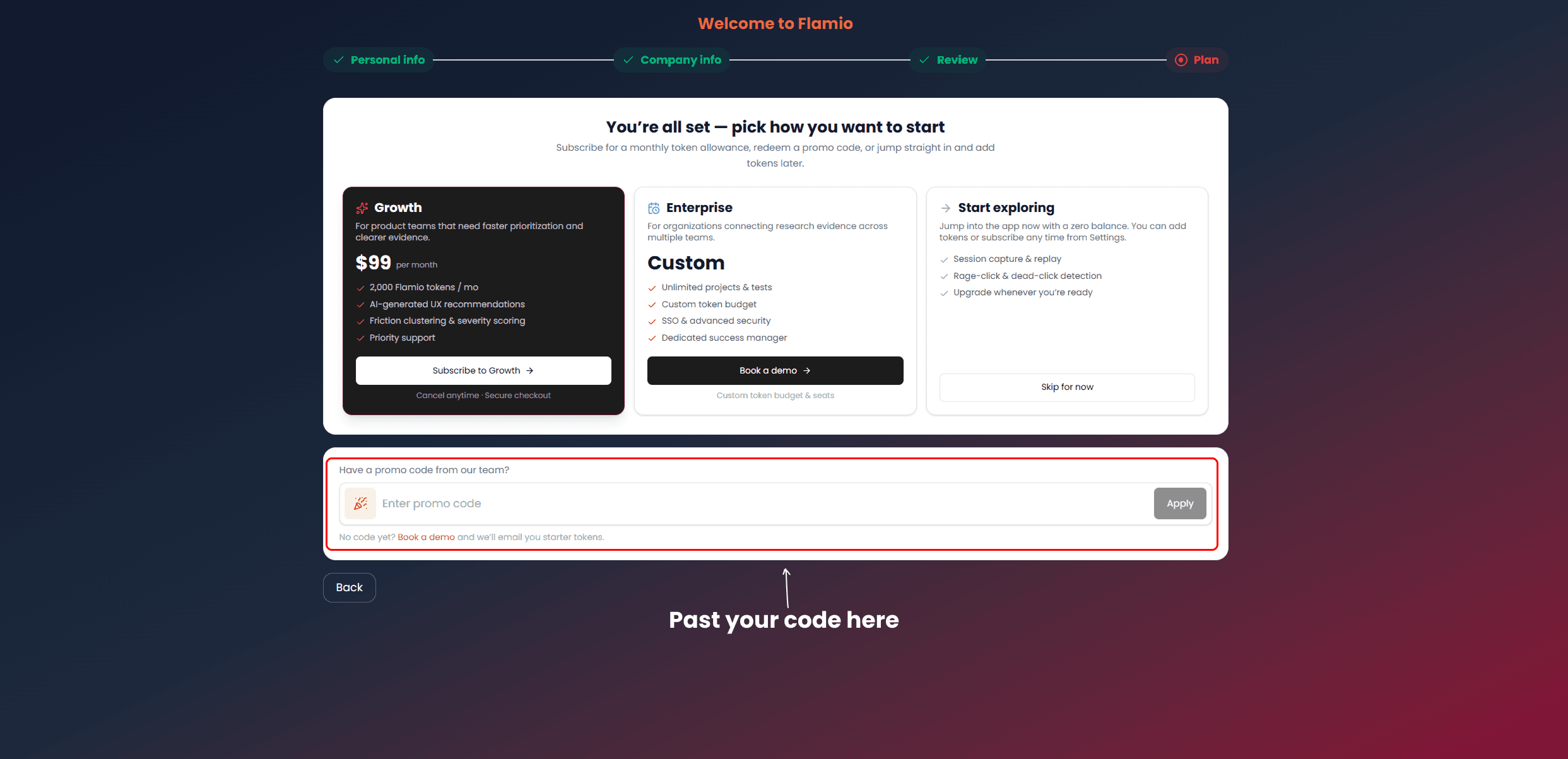Activate your account